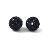 Grade A Round Pave Disco Ball Beads X-RB-H258-10MM-207-3