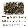 96Pcs 24 Style Tibetan Style Alloy Pendants TIBE-LS0001-03-1