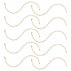 304 Stainless Steel Figaro Chain Necklaces STAS-UN0017-37G-1