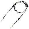 1Pc Polymer Clay with Alloy and Crystal Neck Strap for Eyeglasses AJEW-CN0005-04A-7