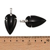Obsidian Pendants G-H359-04P-01-2
