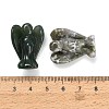 Natural Moss Agate Gemstone Carved Angle Figurines GG-CBA8396-A08-3