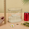 2-Tier ABS Plastic with PET Minifigures Display Cases CON-WH0095-145-3