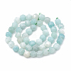 Natural Amazonite Beads Strands G-S332-8mm-009-3