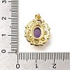 Natural Amethyst Pendants G-K381-01G-10-3