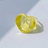 Heart Resin Finger Rings for Women WGCE13C-01-1