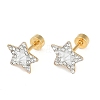 Star Glass & Polymer Clay Rhinestone Ear Fake Plugs EJEW-H105-29G-4