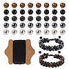 Fashewelry Men's Mixed Stone Bracelet DIY Making Kit DIY-FW0001-11-10