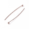 Brass Ball Head Pins KK-TAC0002-20RG-1