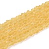 Frosted Transparent Glass Beads Strands LS-GLAA-N016-4mm-23-1