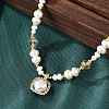 Pearl Pendant Necklaces NJEW-P325-02G-2