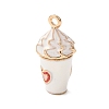 Brass Enamel Pendants KK-CBA8989-01E-2