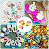72Pcs 4 Styles Two Tone Rectangle Plastic Gift Bags OPP-TA0001-17-8