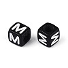 Initial Acrylic Horizontal Hole Beads OACR-ZX006-35M-2