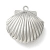 304 Stainless Steel Diffuser Locket Pendants STAS-K002-04P-1