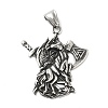 304 Stainless Steel Manual Polishing Pendants STAS-G274-07AS-1