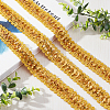 Sparkle Style Purl Polyester Ribbons OCOR-WH0074-38-4