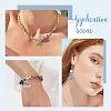 48Pcs 12 Colors Imitate Austrian Crystal Bicone Glass Pendants PALLOY-YW00070-6