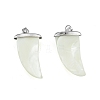 Natural Trochid Shell/Trochus Shell Pendants SSHEL-G024-06P-1