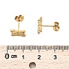 304 Stainless Steel Stud Earrings LS-EJEW-M098-01A-G-2