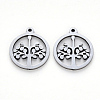 304 Stainless Steel Pendants X-STAS-N092-05-2