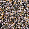 Spray Painted Picasso Cylinder Glass Seed Beads GLAA-T028-12A-12-2