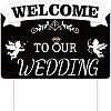 Plastic Yard Signs Display Decorations DIY-WH0248-006-2