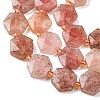 Natural Strawberry Quartz Beads Strands G-H344-A04-01-3