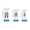 304 Stainless Steel Folding Crimp Ends STAS-TA0004-34-9