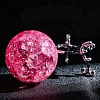 Crack Glass Crystal Ball Diaplay Decoration PW-WGEC563-01-2