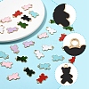 36Pcs Alloy Enamel Pendants ENAM-FS0002-88G-2