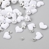 Heart Plastic Cabochons Nail MRMJ-I001-04A-S-3