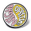 Round Candy Floss Theme Word Enamel Pins JEWB-Q001-01EB-01-1