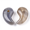 Natural Grey Agate Pendants G-S294-07K-2