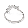 Brass Open Cuff Rings for Women LS-RJEW-A028-01P-3