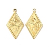 Ion Plating(IP) 304 Stainless Steel Pendants STAS-L020-038G-1