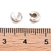 925 Sterling Silver Crimp Beads Cover STER-G027-27S-5mm-3