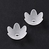 6-Petal Transparent Acrylic Bead Caps OACR-A017-10-3