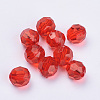 Transparent Acrylic Beads X-TACR-Q257-10mm-V12-1