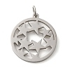 Non-Tarnish 304 Stainless Steel Pendants STAS-C086-05L-P-1