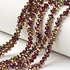 Electroplate Transparent Glass Beads Strands LS-EGLA-A034-T4mm-O07-1