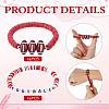 32Pcs 2 Style Handmade Polymer Clay & Acrylic Bead Bracelets BJEW-PH02016-4