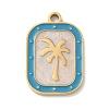 304 Stainless Steel Enamel Pendants STAS-I322-83G-B-1