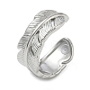 304 Stainless Steel Cuff Open Rings for Women RJEW-L341-03B-P-4