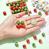 40Pcs 2 Colors Handmade Porcelain Beads PORC-CJ0001-51-4