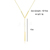 Alloy V-Shaped Tassel Necklaces WS1619-1