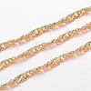 Ion Plating(IP) 304 Stainless Steel Singapore Chains CHS-K004-14G-0.3mm-1