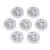 Non-Tarnish 304 Stainless Steel Charms STAS-T059-26P-G-1