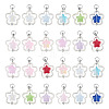50Pcs Alloy & Glass Pendants PALLOY-TAC0239-2