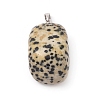 Natural Dalmatian Jasper Pendants X-G-k302-B21-2